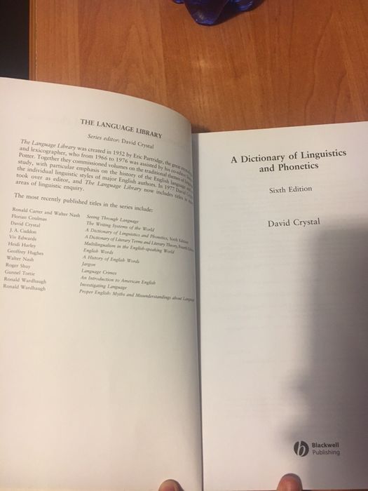 A Dictionary of Linguistics and phonetics- David Crystal-LINGWISTYKAf