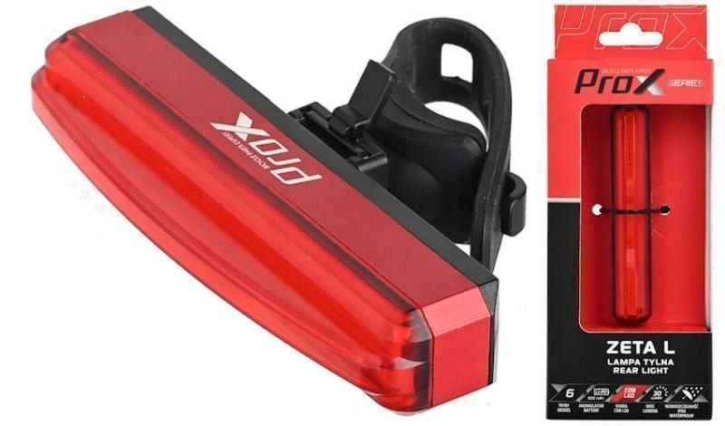 Lampka Rowerowa Tylna Prox Zeta L 30Lm Usb 500 Mah Memory
