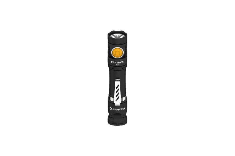Latarka EDC Armytek PARTNER C2 Pro Magnet USB Warm-ciepłe