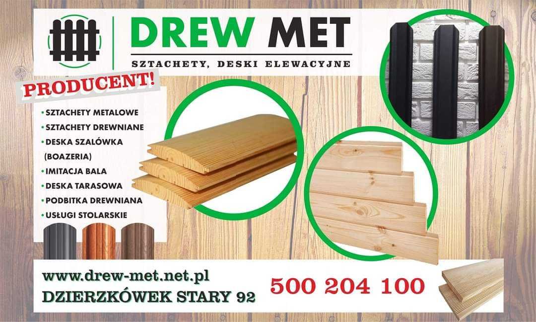 Drewno konstrukcyjne C24 deski elewacyjne, tarasowe, łaty, kantówki