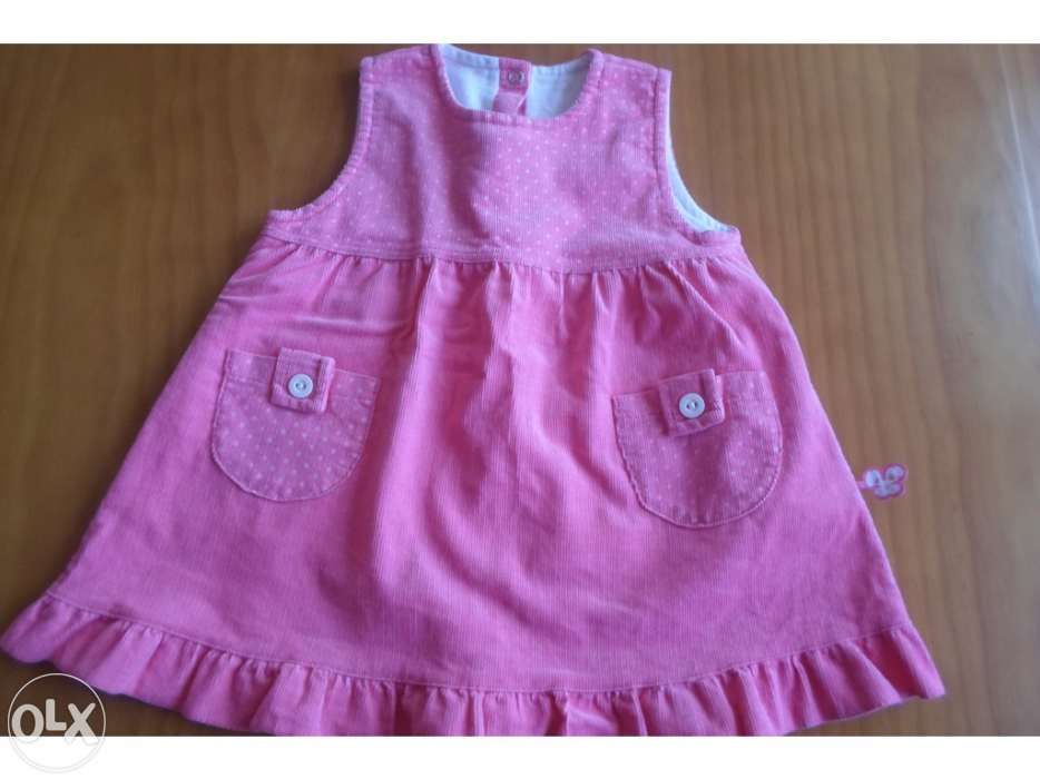 Vestido 12 meses bombazina