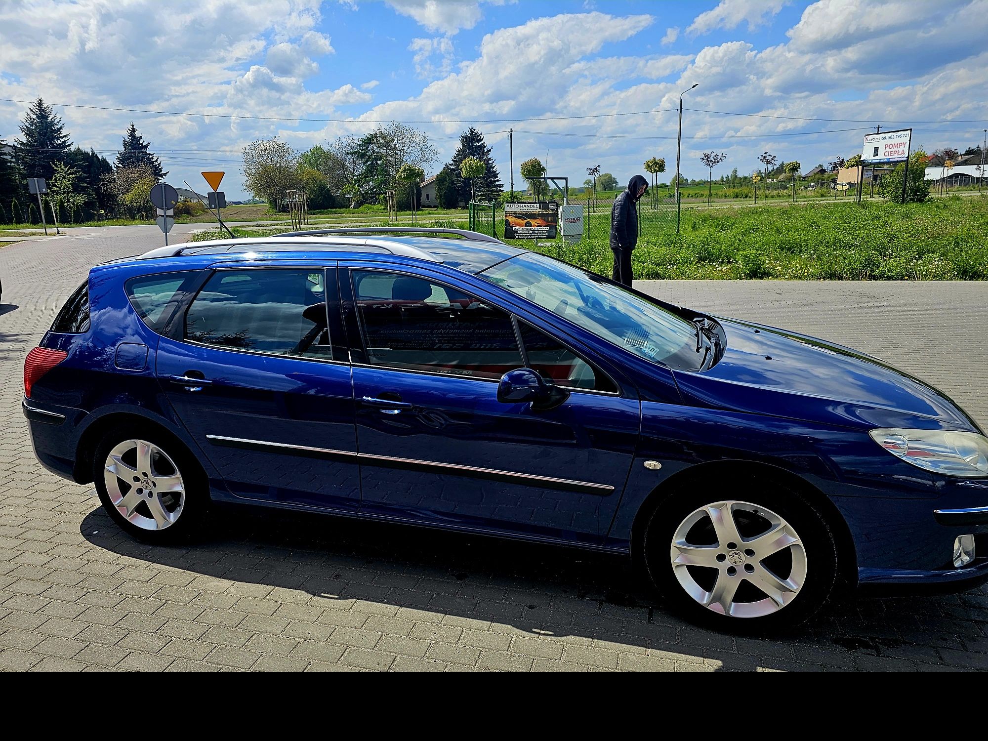 Peugeot 407 2.0Hdi Automat/Panorama/Nawigacja/Alufelgi zamiana