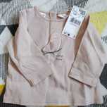 Mango nowa bluzeczka sowa 3-6 mc 68 cm