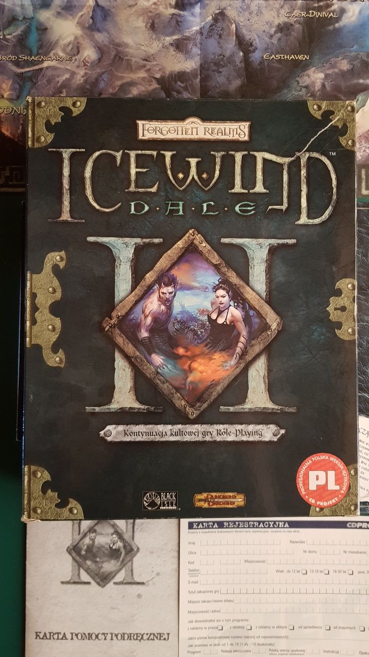 ICEWIND DALE II BIG BOX rarytas, kolekcja