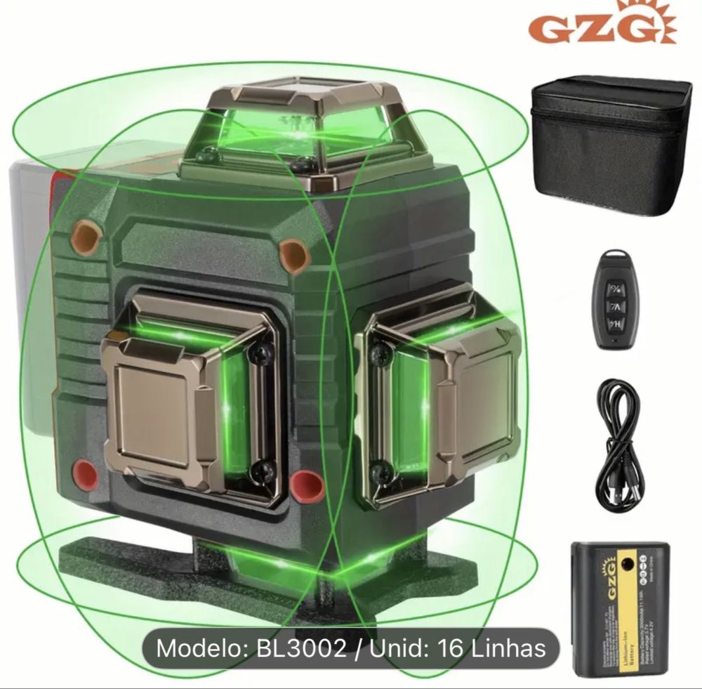 Nivel laser 16 linhas NOVO