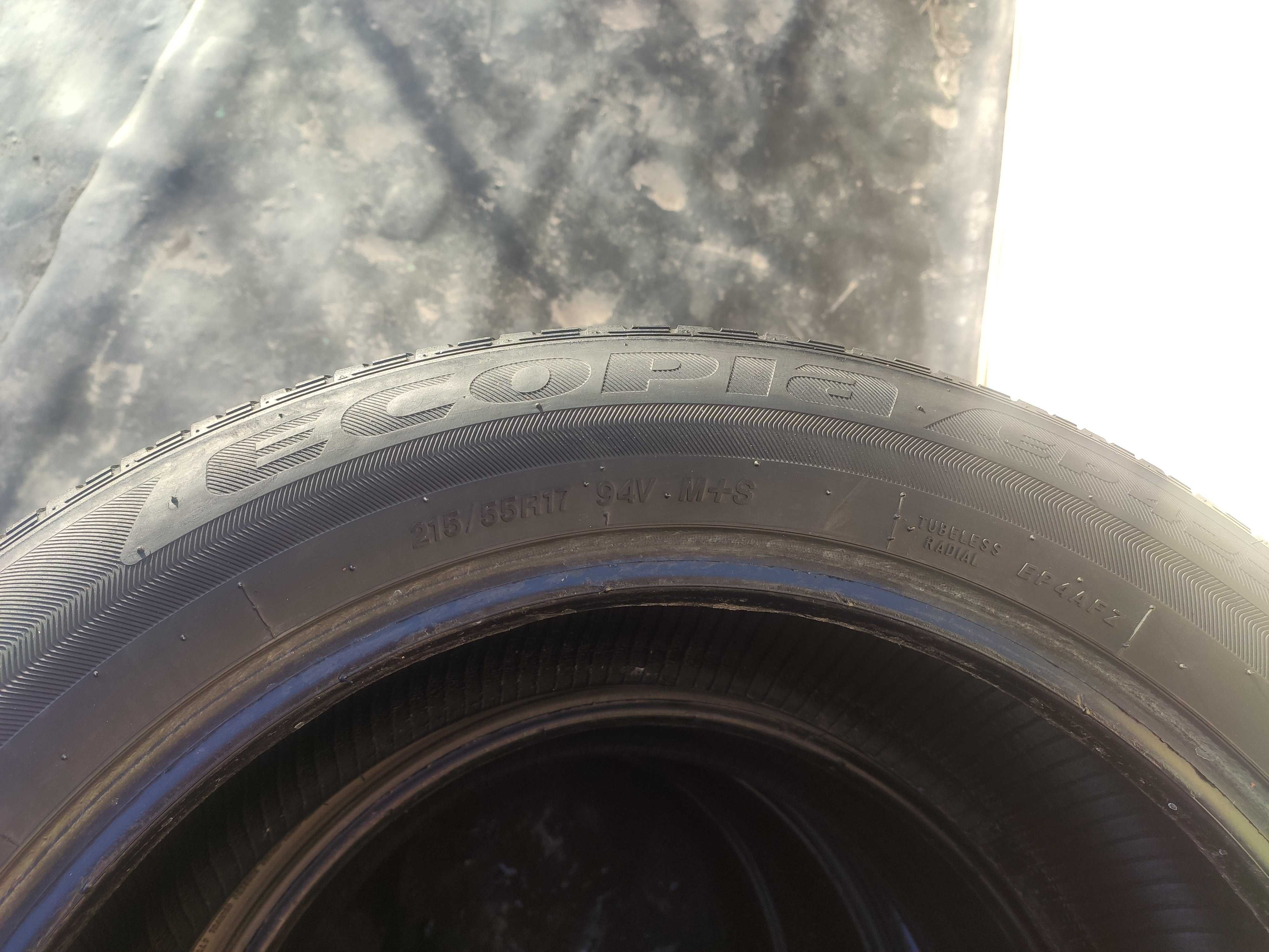 Літня гума Bridgestone ecopia 215/55 r17