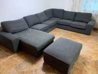 kanapa, sofa, narożnik IKEA KIVIK, kolor antracyt
