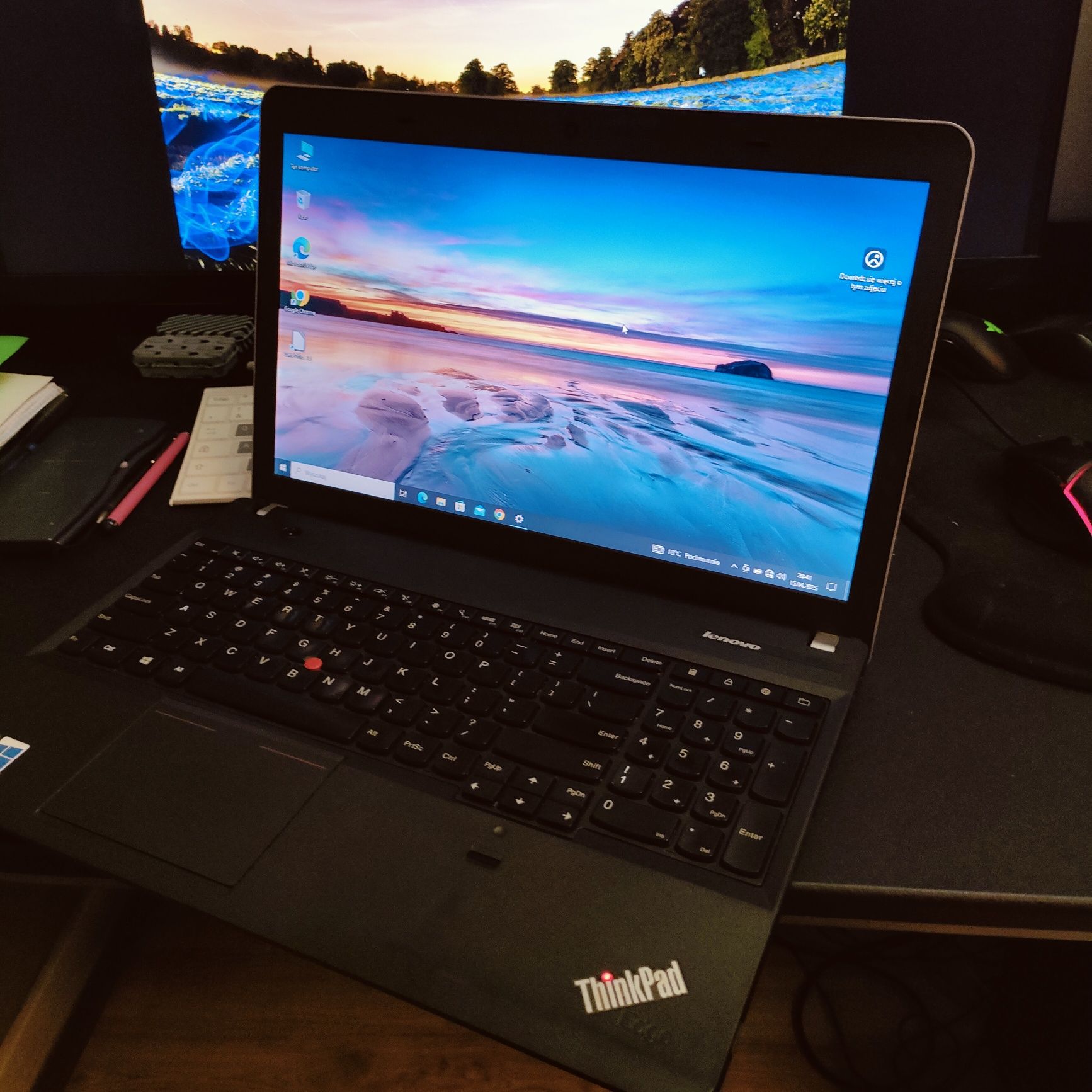 Lenovo ThinkPad Edge DDR3- 8GB ramu, nowy dysk SSD 250GB