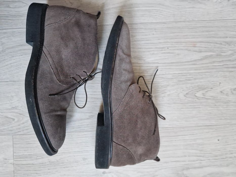 Туфли замшевые, ботинки мужские р.42