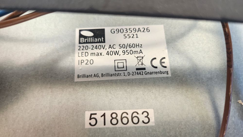 Lampa sufitowa LED panelowa kasetonowa nowoczesna