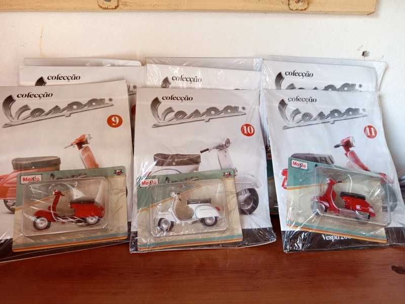 Coleção miniaturas vespa