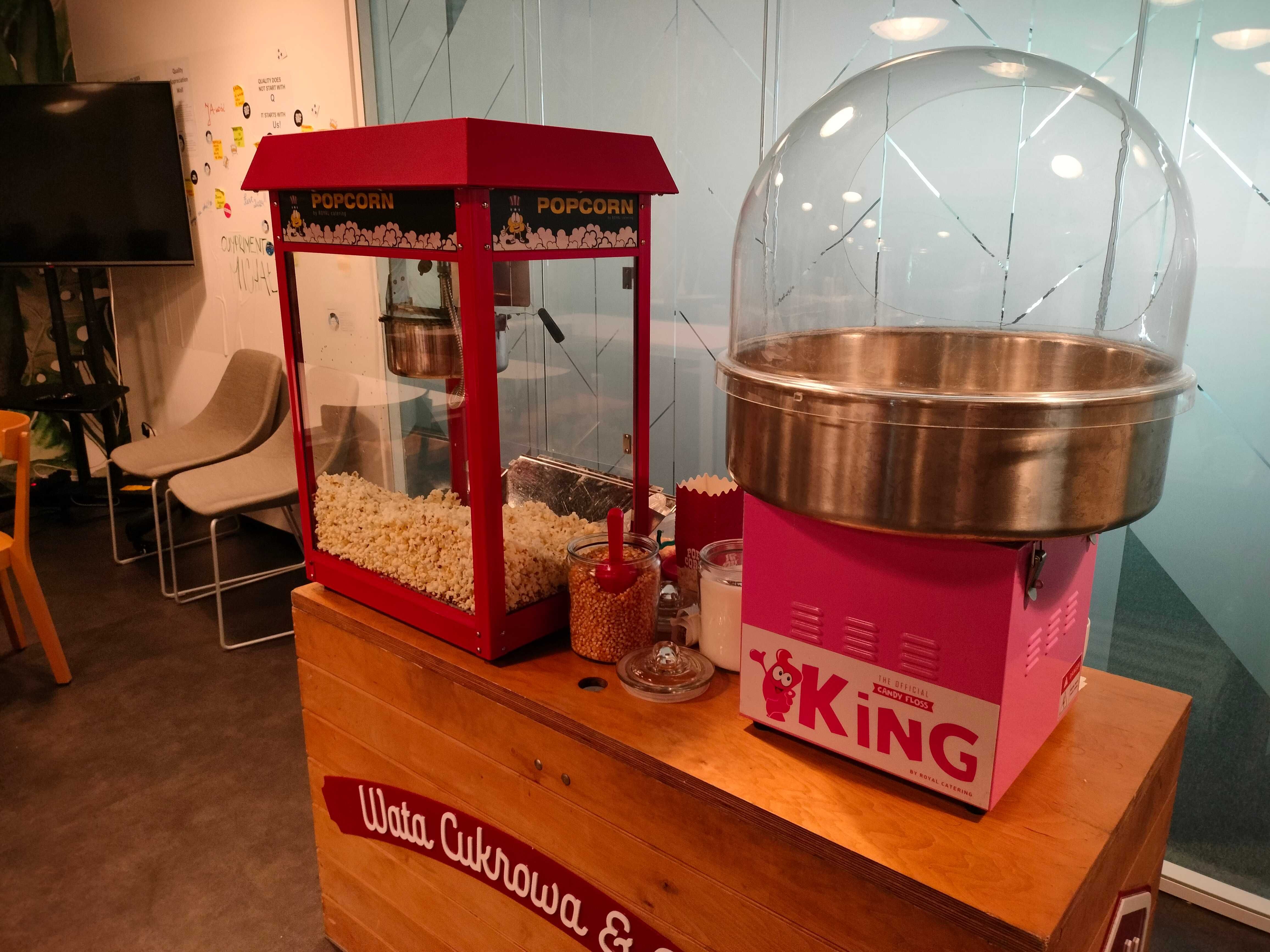 Candy Bike Wata cukrowa POPCORN Nachos Lemoniada eventy piknik wesele