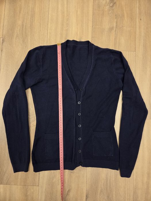 Granatowy cardigan xs