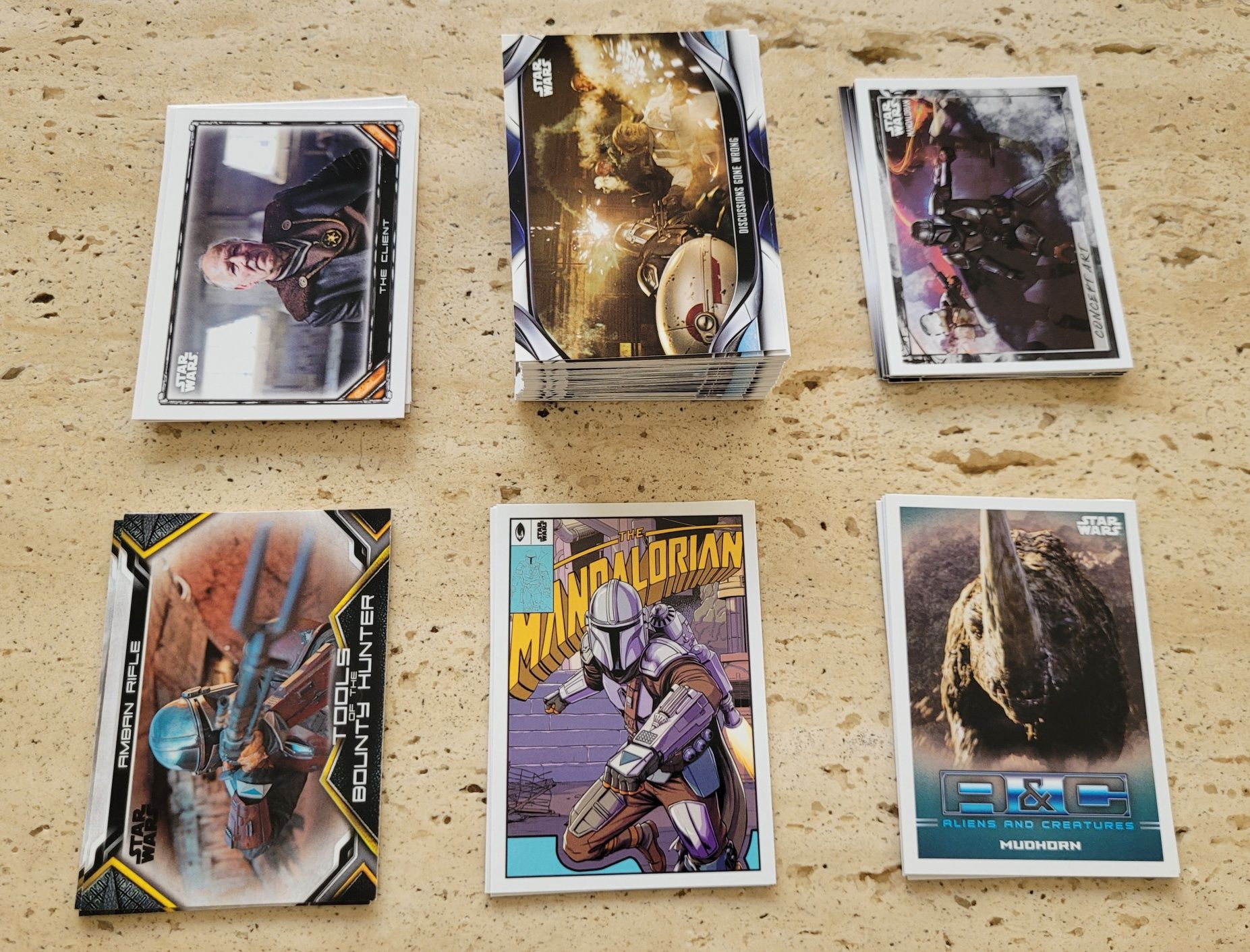 The Mandalorian - Topps trading cards Rare Blue