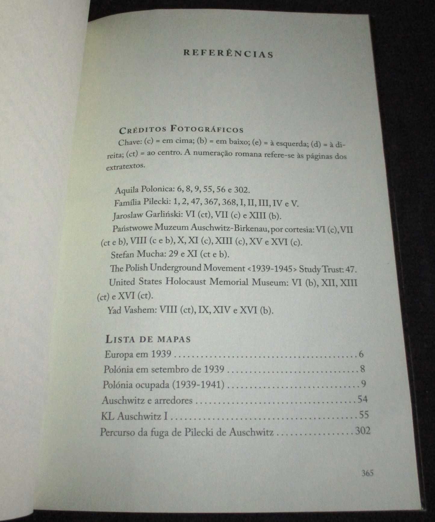 Livro O voluntário de Auschwitz Capitão Witold Pilecki Vogais