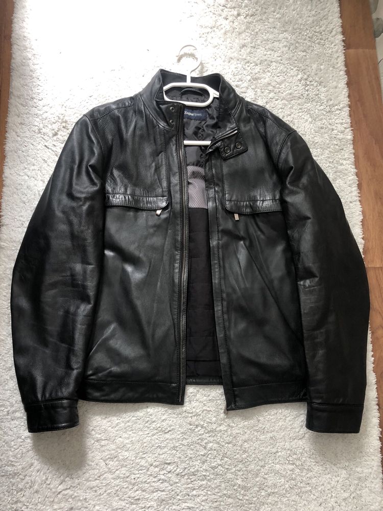 Кожаная куртка Zegna sport xs-s оригинал