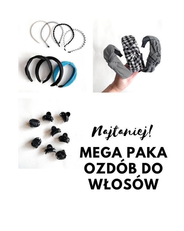 Mega paka ozdób do włosów stan idealny OKAZJA