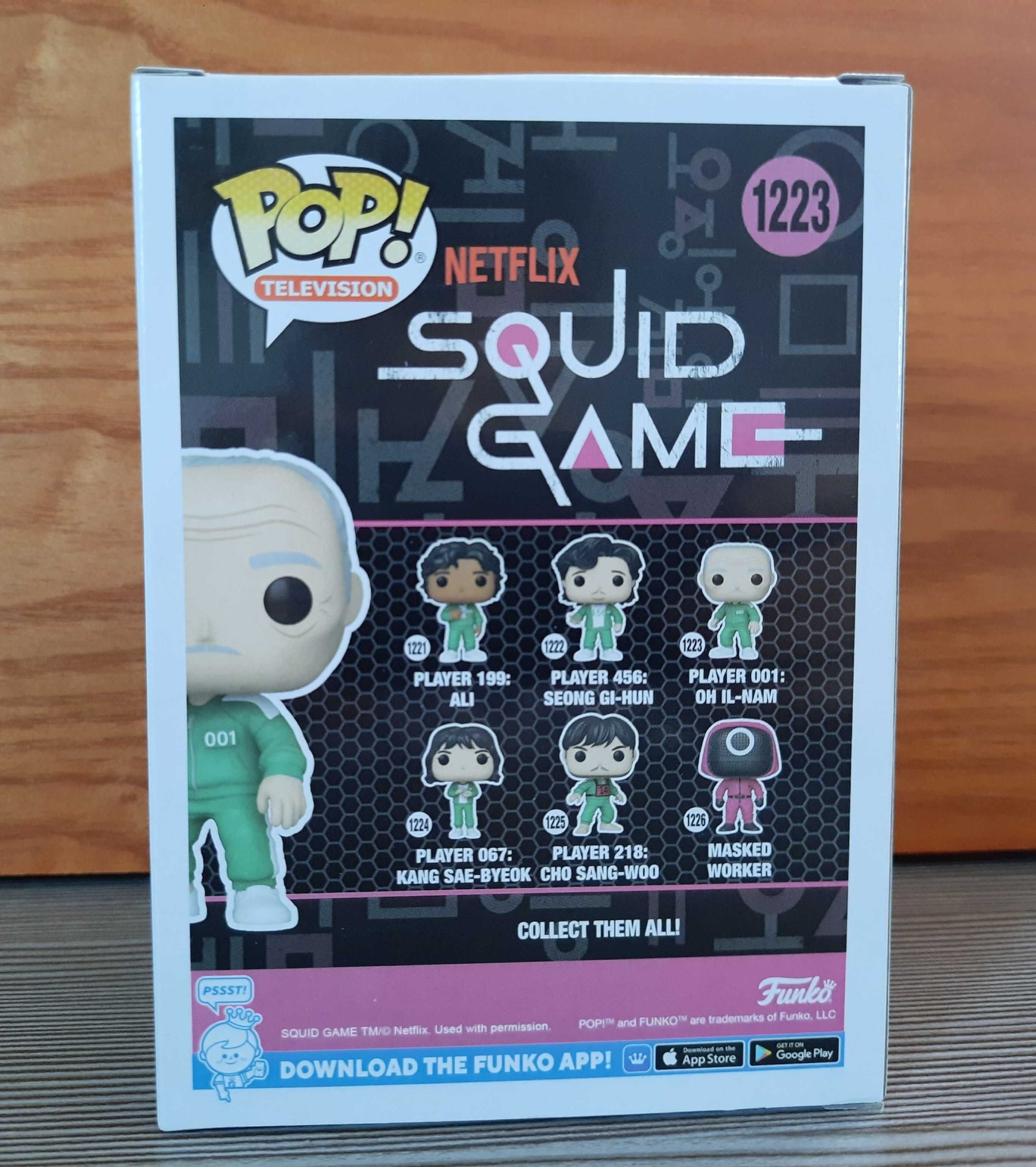 Funko pop Player 001: Oh Il-nam, Squid Game