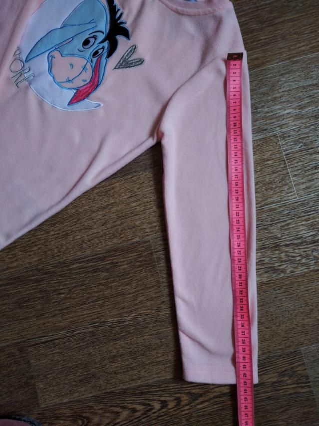 Гарненька флісова піжамка для дівчинки. Р 128 на 7-8 років