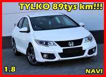Honda Civic 1.8 VTEC SPORT z NAVI - manual Polecam !