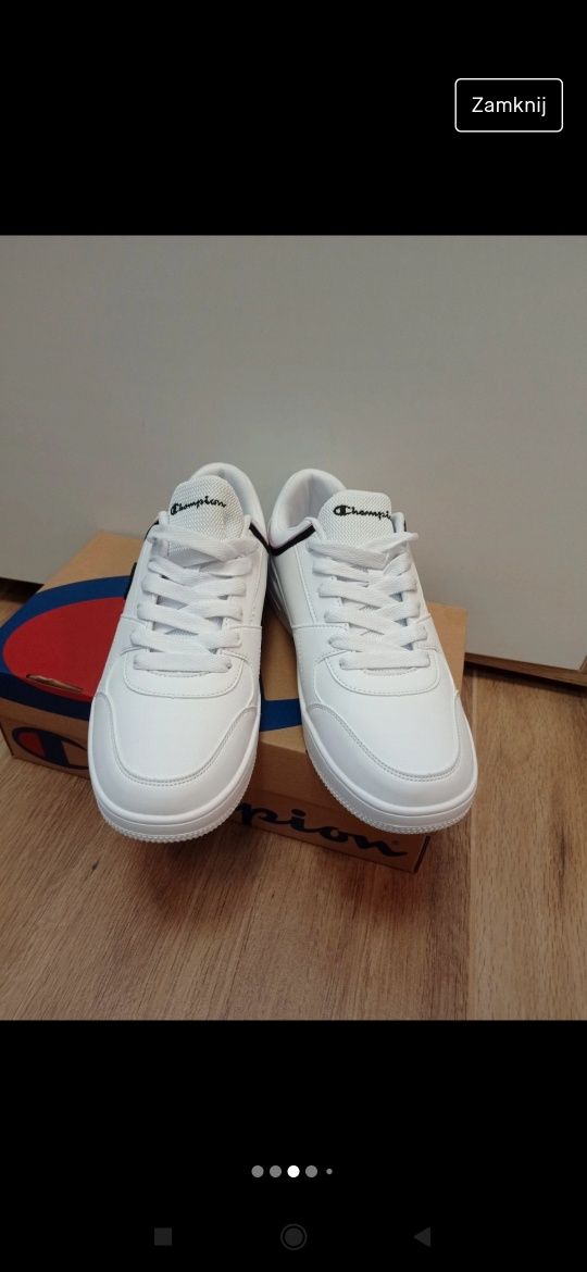 Sneakersy białe Champion