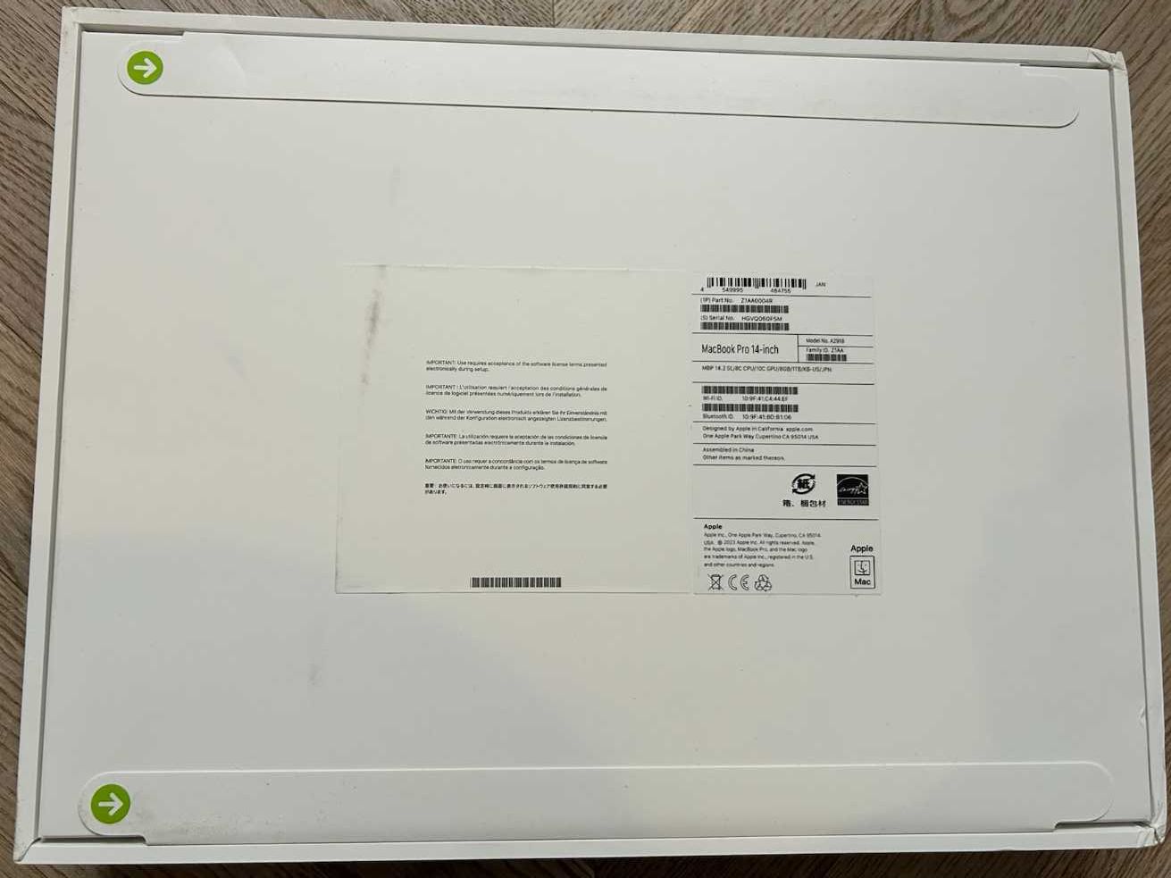 MacBook Pro 14" M3|8GB|1TB SSD|Fabrycznie Nowy| 3-lata Apple Care+ |SL