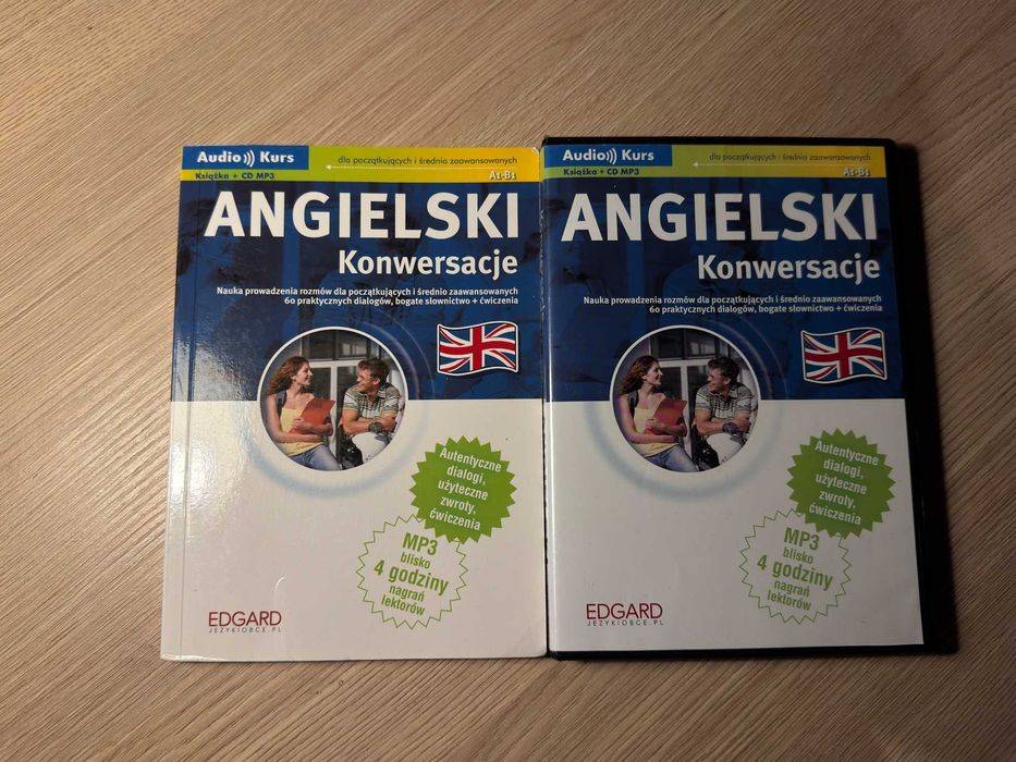 Angielski Konwersacje - Audio kurs - Książka + CD A1-B1