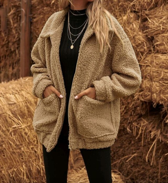 Kurtka miś S oversize polar