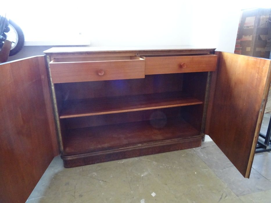 Kredens / szafa + komoda (antyk, retro, vintage, PRL) lite drewno