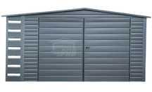 Schowek  Domek Ogrodowy 4x3m + Wiata 0,5m - Brama Dwuskrzydłowa GP419