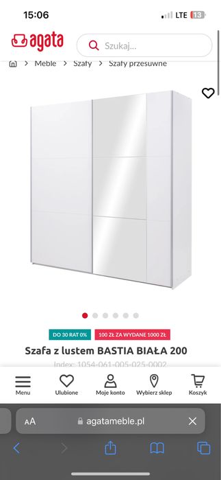 Przesuwana szafa
