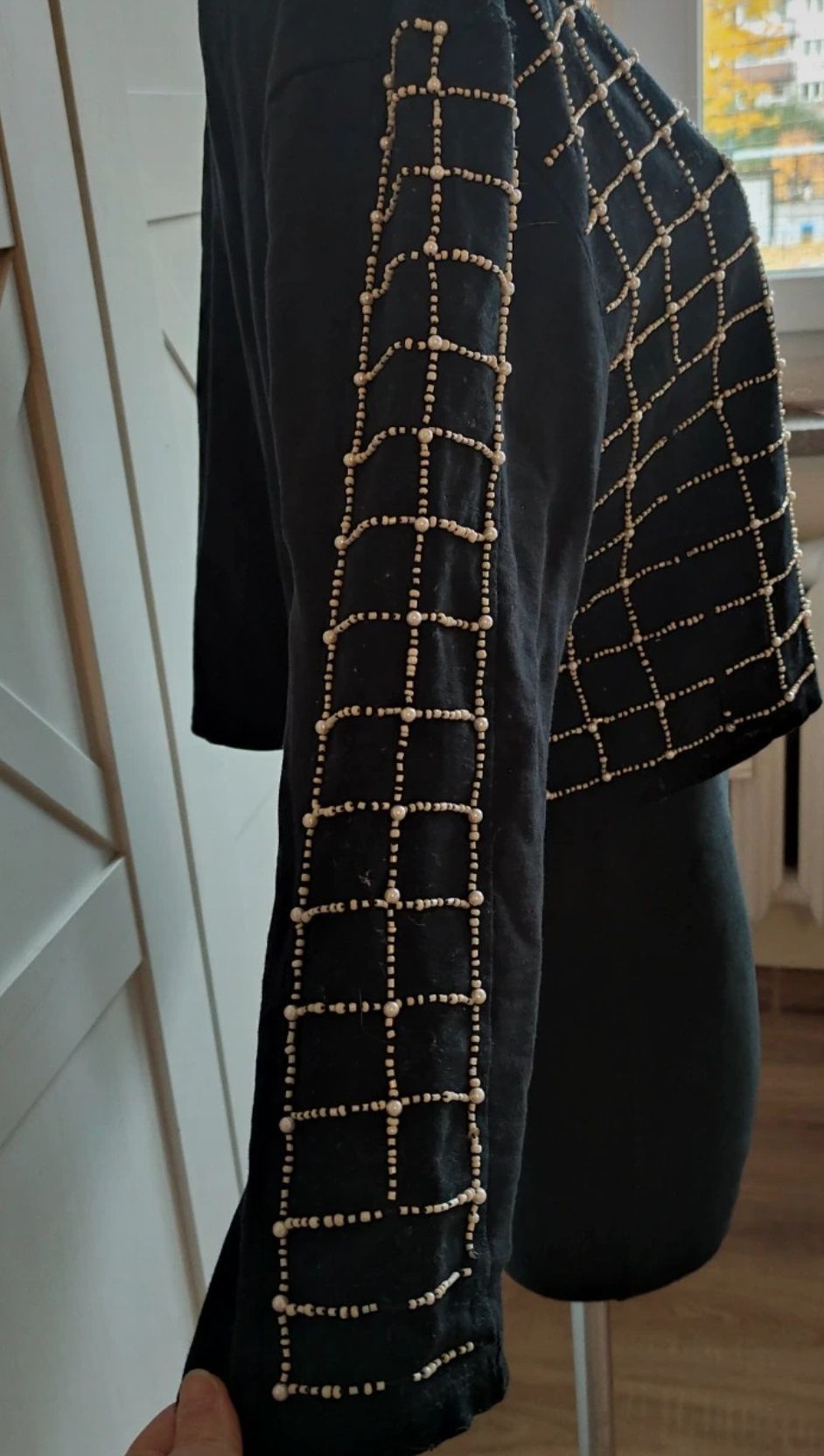 Oryginalny sweter bluzka w kratkę Zara trafaluc