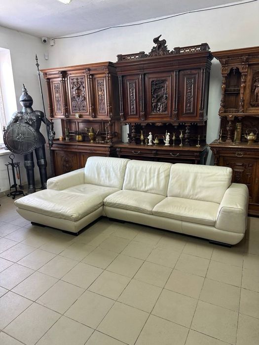 Шкіряний кутовий диван угловой кожа 6890 меблі з Європи