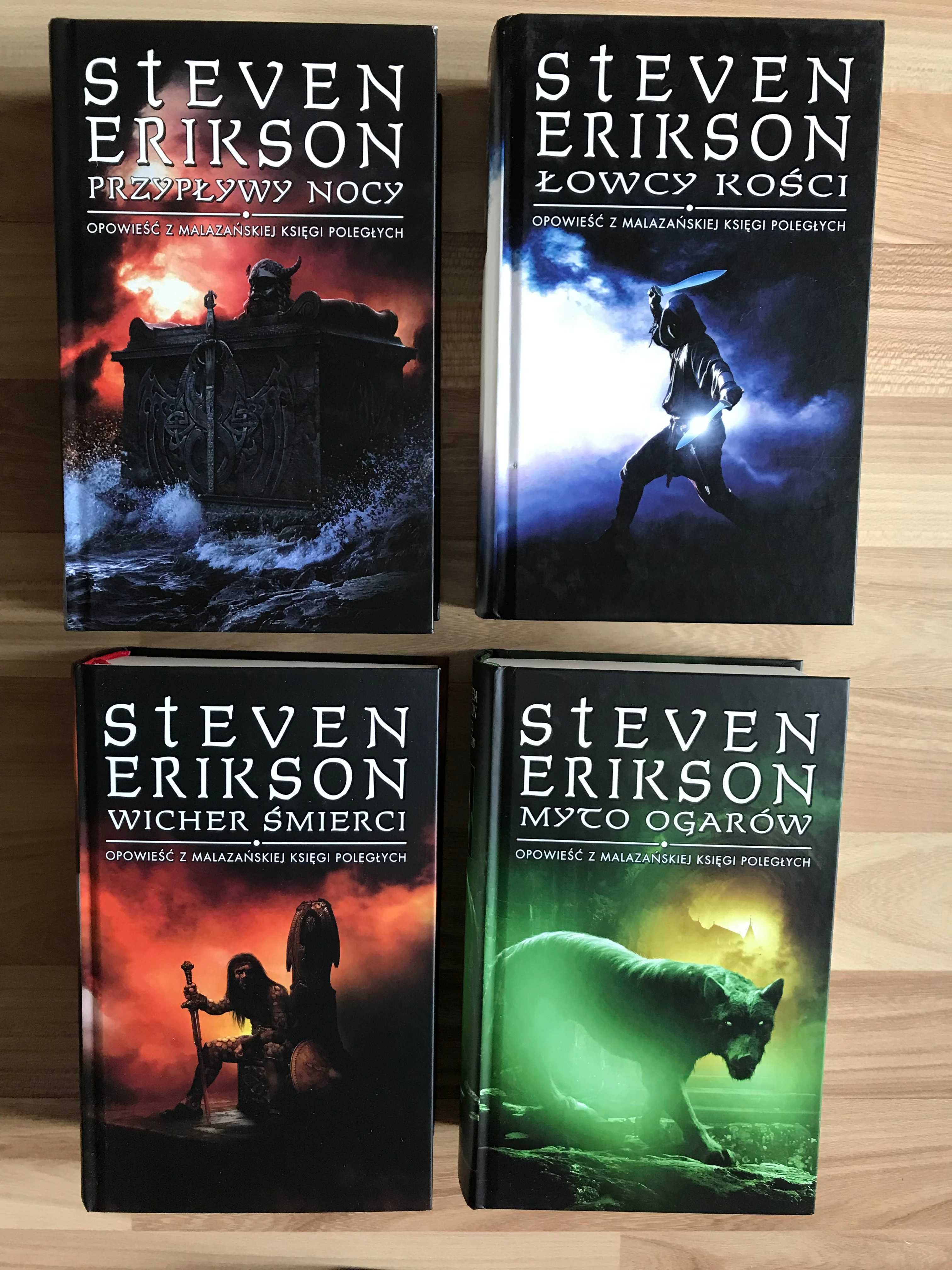 Steven Erikson Malazańska Księga Poległych komplet NOWE twarde