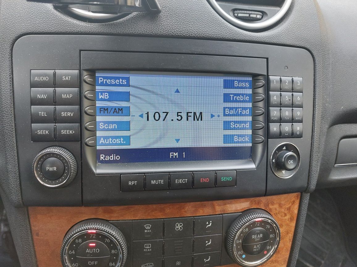 Radio Mercedes W164 ML GL super stan