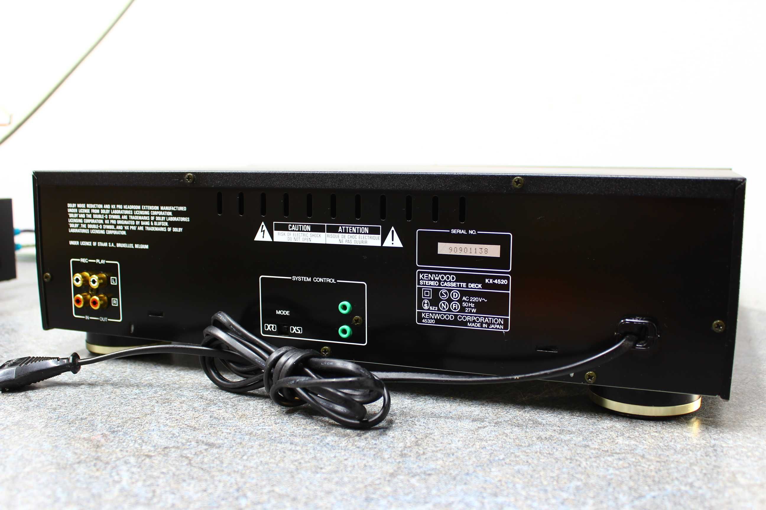 Magnetofon KENWOOD KX-4520 # 3 GŁOWICE # 2 WAŁKI # Wysoki Model !