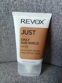 Revox just daily sun shield filtr spf50 UVA uvb UV kwas hialuronowy
