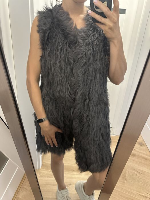 Kamizelka z futra zara rozm m