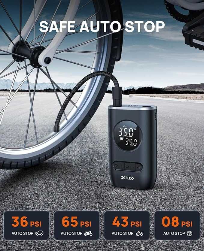 Bomba de ar portátil – Compacta, Potente e Prática