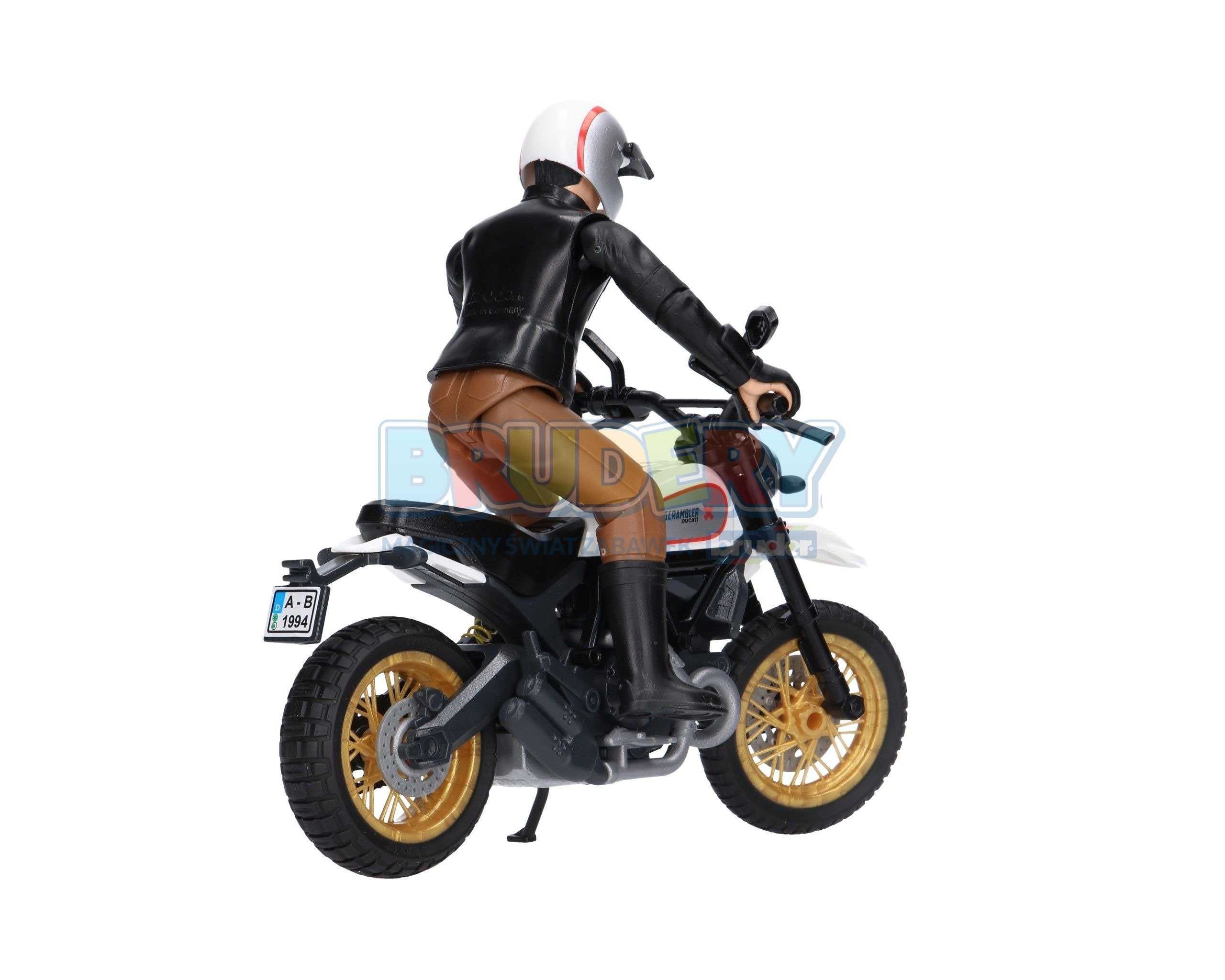 Motor Scrambler Ducati z kierowcą - BRUDER 63051