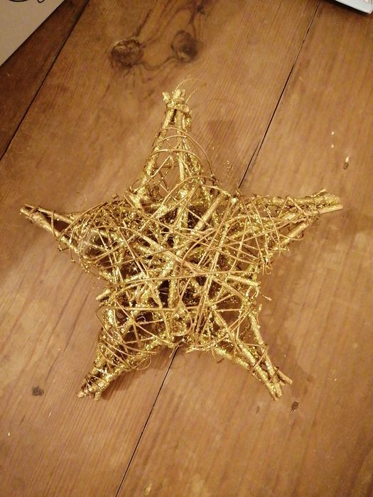 Estrela de natal para pendurar