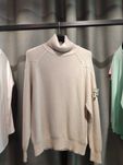 Светр STONE ISLAND Ghost Piece Wool Roll-Neck Jumper Beige SI0157-BG