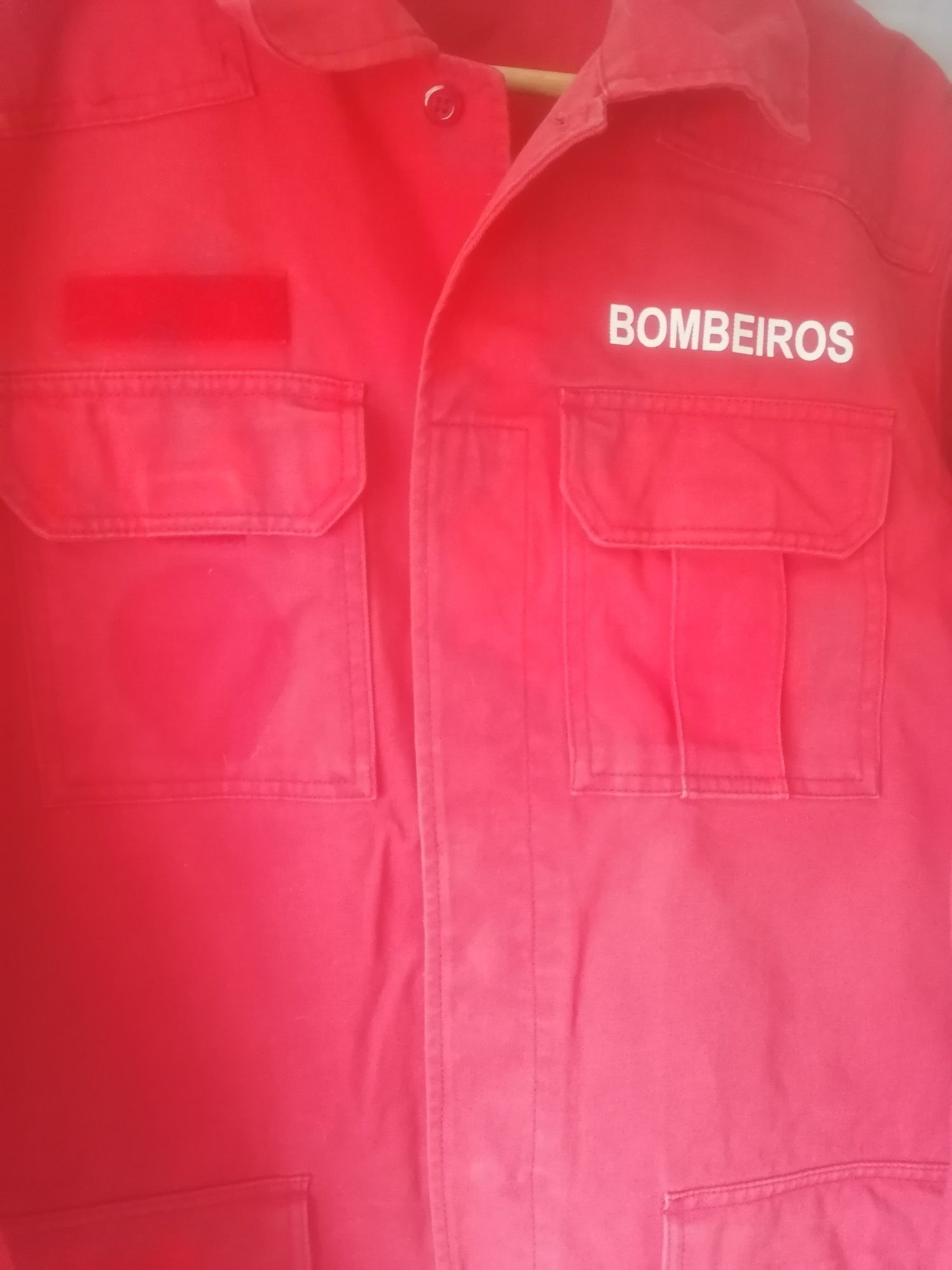 Casaco de farda de bombeiro,