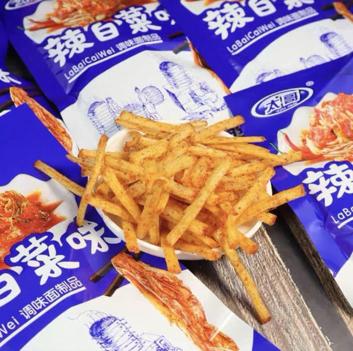 Сухі палички латяо зі смаком «Кімчі»