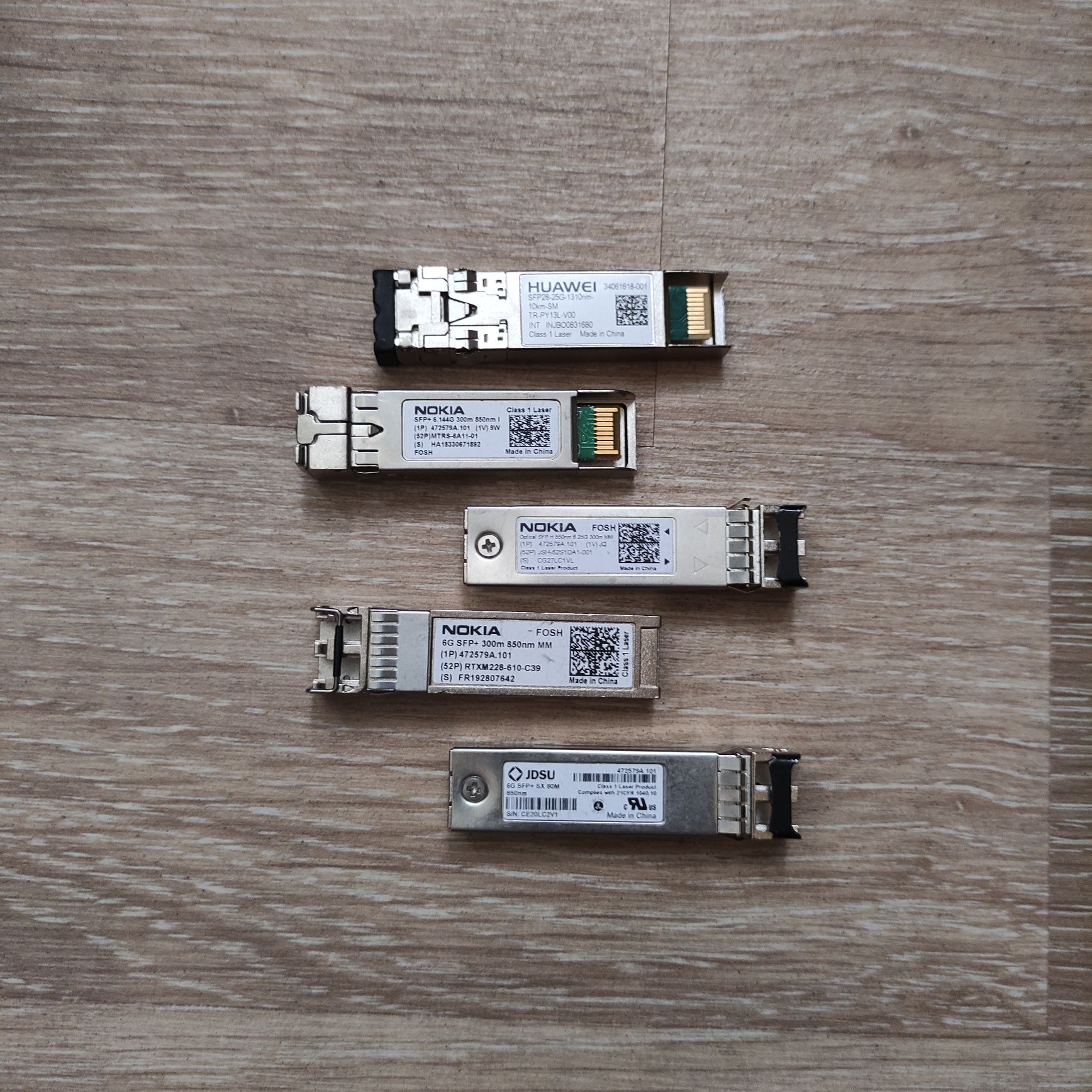 Трансивер sfp модуль Nokia Finisar Huawei 850nm 1310nm