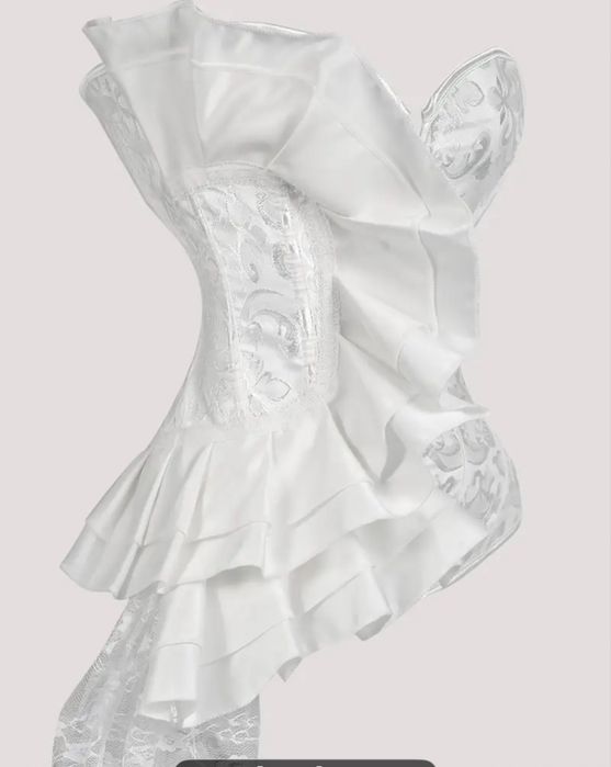 Білосніжний корсет xs