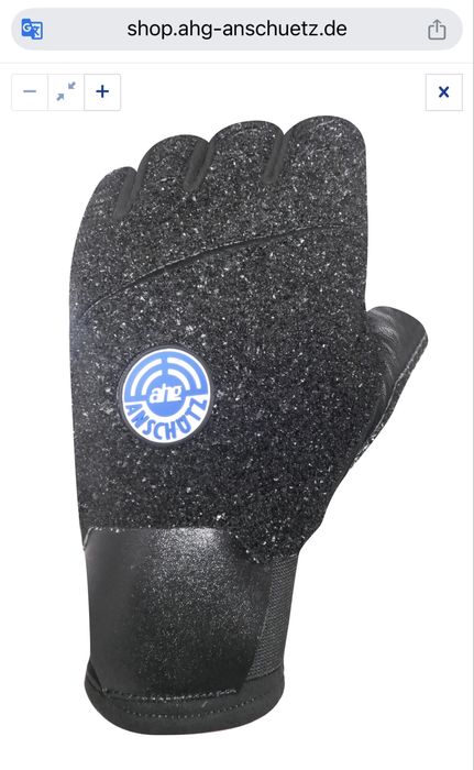 Luvas de tiro desportivo