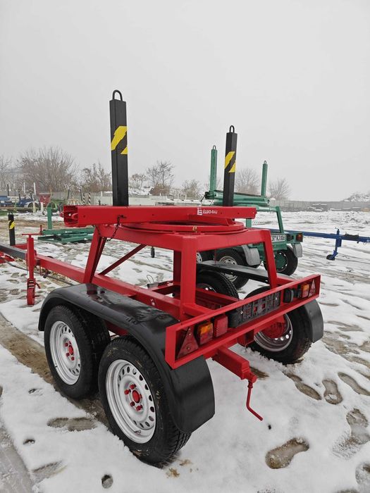 Przyczepa dłużycowa dłużyca Auwarter NL2,7T do stali drutu słupów A/13