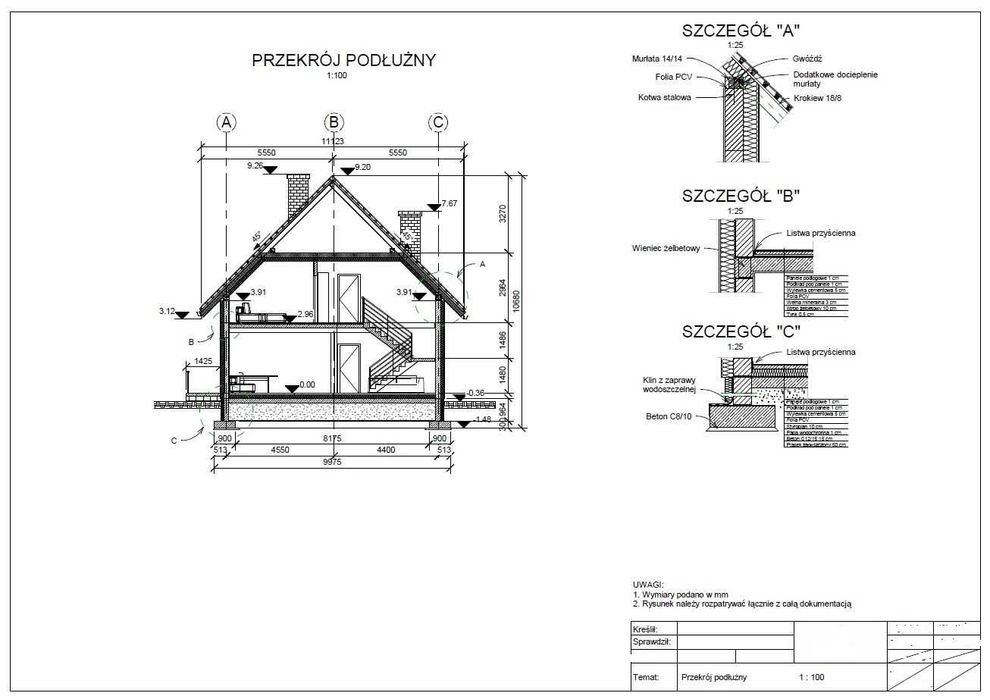 AutoCad | Revit | Projekty Inżynierskie | Budownictwo | Projekt studia