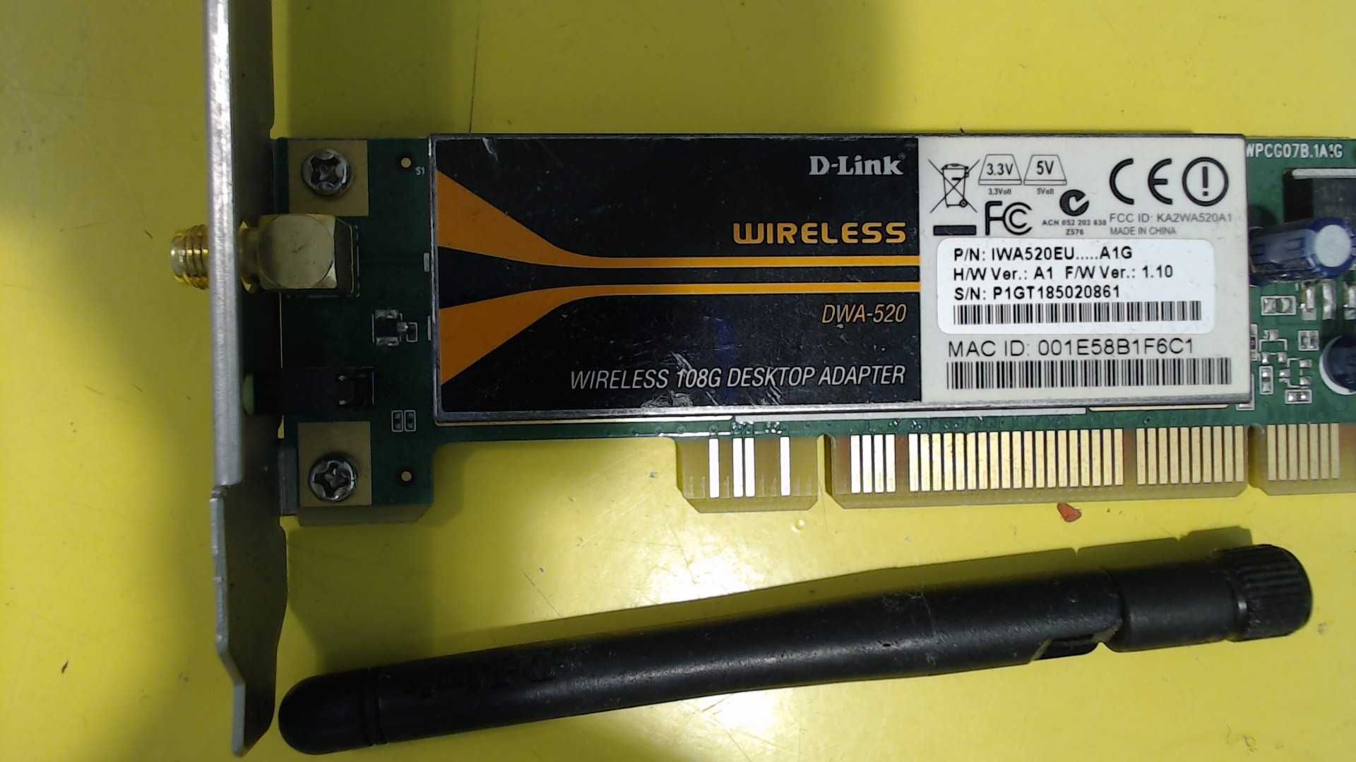 Wi-Fi адаптер D-Link DWА-520